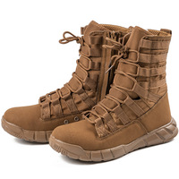 Yakeda Chaussures Tactiques Montantes Extérieures Désert Entraînement Botte Militaire Sécurité Noir Vert Hommes Bottes Tactiques