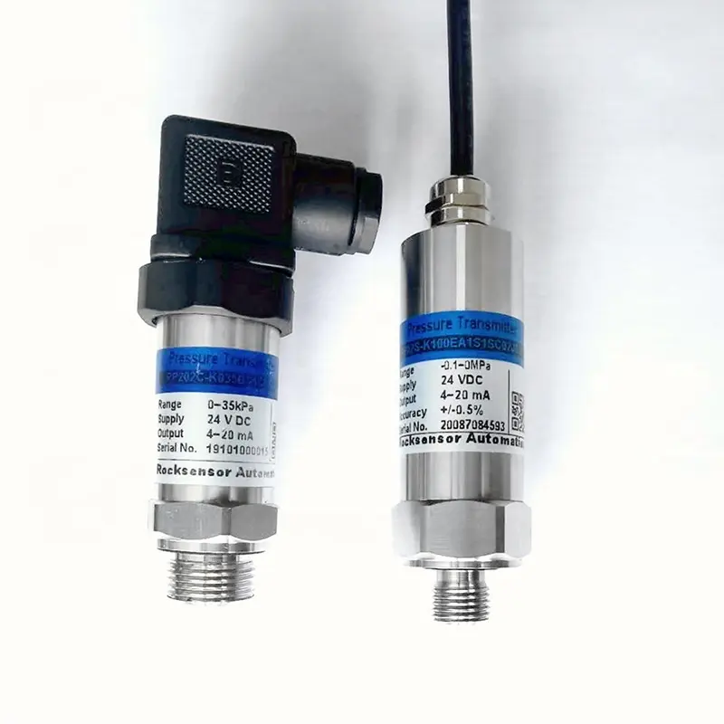 محول ضغط خرج 0 ~ 5 فولت محول IP65 4-20ma / RS485 / 0 ~ 10 فولت قياس ضغط الهواء زيت الماء