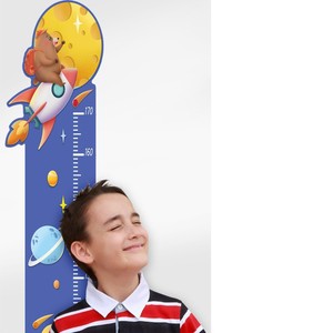 Cartoon Height Chart <b>Wall</b> Stickers Waterproof PVC Vertical Children's Rooms <b>Decorative</b> Sticker For Kids Room Measurement - Product Image 2