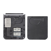 Teléfono Móvil UNIWA F265 con Pantalla TFT WVGA de 2.4 Pulgadas, Función de Juego, 4 Tarjetas SIM, Batería de 1400 mAh, Cámara de 0.08MP