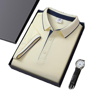 Chemise publicitaire personnalisée unisexe à col et manches courtes, sérigraphiée, séchage rapide, formelle, unie, en mélange de coton - Product Image 1