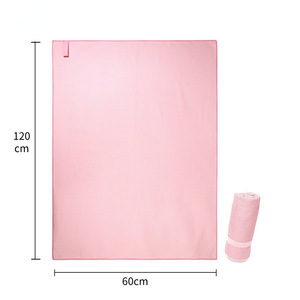 Toalla Deportiva Jiemeirui de Microfibra de Secado Rápido, 120x60cm, Color Rosa, para Uso en Exteriores - Product Image 1