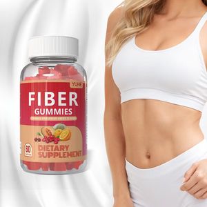 Gummies de fibres prébiotiques en gros OEM sans sucre, 7g de fibres par portion, pour la santé digestive et le soutien de la régularité - Product Image 1