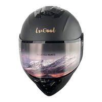 Casque de moto homologué DOT en ABS, logo personnalisé, léger, aérodynamique, casque rabattable pour la course sur route et le tourisme, Cascos