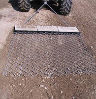 Nueva grada de cadena de arrastre ATV utilizada en Tractor Heavy Duty Chain Drag Harrow 4 'x 4' ATV Harrow Drag