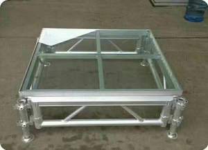Escenario de aluminio para eventos al aire libre cabina de <span class=keywords><strong>DJ</strong></span> plataforma de escenario modular OEM - Product Image 4