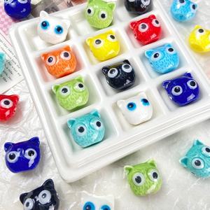 <span class=keywords><strong>Perles</strong></span> colorées en forme <span class=keywords><strong>de</strong></span> chat en céramique bricolage fait à la main petit chat <span class=keywords><strong>perles</strong></span> en vrac avec trou droit pour collier Bracelet <span class=keywords><strong>lot</strong></span> accessoire - Product Image 2