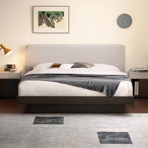 Camas Cómodas al por Mayor, Muebles de Dormitorio, Estructura de Madera, Cama King Size de Madera de Fresno, Cama Queen Size, Cama Doble - Product Image 2