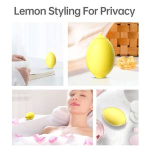 Taşınabilir Mini Limon Şeklinde G Noktası Vibratörü Gerçekçi TPE Seks Oyuncakları 10 Emme ve Titreşim Modlu Emme Yalama Seks Oyuncağı - Product Image 5