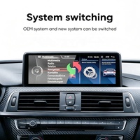 Écran Android 14 de 10,25/12,3 pouces, 8 cœurs, 128 Go, pour lecteur multimédia de voiture BMW Z4 CIC/NBT 2010-2017 avec GPS intégré, tableau de bord, USB, CarPlay, DSP