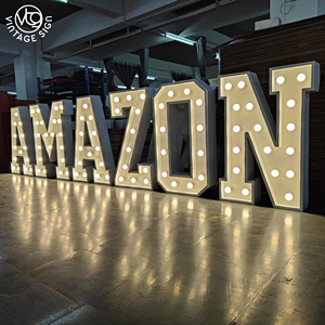 Lettere Luminose Portatili Bianco Caldo con <span class=keywords><strong>Design</strong></span> Smontabile per Sfondi di Palcoscenici per Matrimoni ed Eventi e Noleggio - Product Image 1