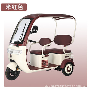 800W 48V-60V <span class=keywords><strong>3</strong></span> bánh xe điện ba bánh xe tay ga với sức chứa <span class=keywords><strong>3</strong></span> hành khách hộp lưu trữ lớn - Product Image 3