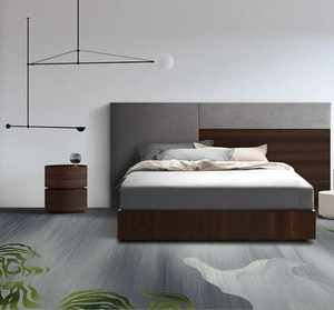 Tapis en nylon imprimé à poils coupés, coupe traditionnelle, confortable, fabriqué à la machine, ignifuge, anti-salissure, antibactérien, antidérapant, 4m - Product Image 2