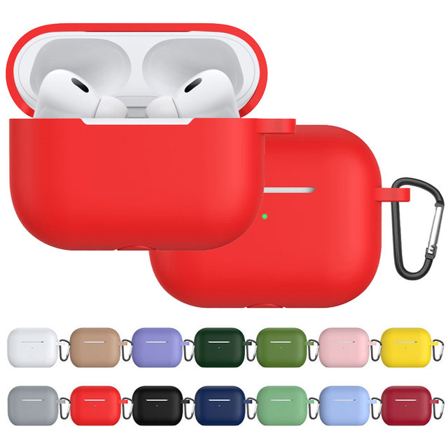 Earphone Accessories for Airpods Pro Waterproof Silicone Earphone Protective Case Cover for Apple Airpods 4 Pro Case 4 3 1/2