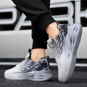 Zapatos Deportivos para Hombre, Ultraligeros, de Malla, para Caminar, para Todas las Temporadas, Casuales, Antideslizantes, con Cierre de Cordones, Suela Suave - Product Image 3
