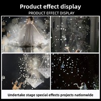 Machine à bulles de fumée LED 900W AC 110-220V pour scènes, mariages, événements et bars