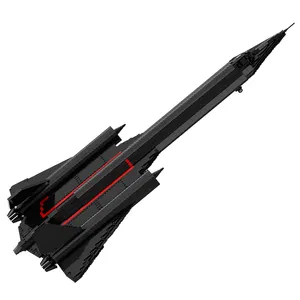 Goldmoc SR-71 Blackbird MOC-20612 trinh sát máy bay phản lực máy bay không quân gạch Giao thông vận tải quân sự blockstoys