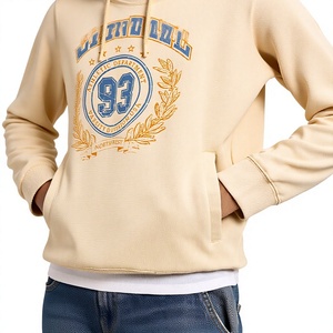 เสื้อฮู้ดซิป ¼ ซิป ผ้าฝ้ายฟลีซ สีพื้น ทรงปกติ สำหรับฤดูหนาว รับสกรีนโลโก้ - Product Image 6