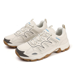 Zapatos deportivos transpirables de malla con cordones, suela antideslizante resistente, para caminar a diario al aire libre. - Product Image 6