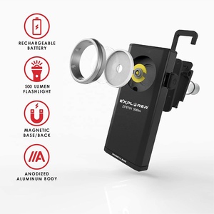 Đèn LED sạc USB có nam châm, chức năng nhớ, tích hợp kẹp túi, đèn làm việc có móc treo - Product Image 3