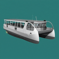 Catamaran — bateau de luxe, passager en aluminium, 10m-17m