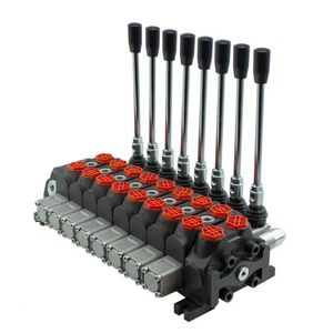 บล็อกควบคุมทิศทางไฮดรอลิกแบบแยกส่วน 12V 24V DCV 1 ~12 ช่อง สำหรับรถขุด ยี่ห้อ Hydrotek 140LPM 40gpm - Product Image 1