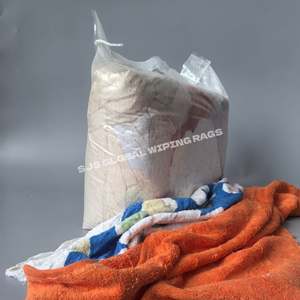 Trapos de Limpieza de Algodón Puro Ecológicos de Colores Reutilizados para Tareas de Mantenimiento de Sistemas Industriales - Product Image 1