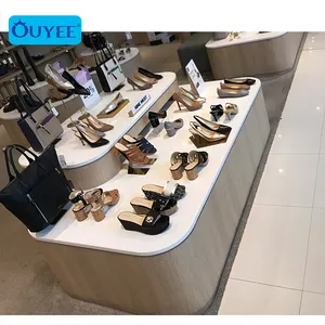 Retail Shoe Store Design For Sale Showroom Furniture Shoes Shop Decoration Display Counter