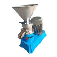 Steenmaler-gebaseerde tahinmachine |   SS304 20-80 Mesh Verstelbare Motor Aangedreven Organische Colloïdale Noten Sojabonen Maïs Fruit Tarwe