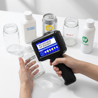 Imprimante à jet d'encre portable WAISU, hauteur d'impression 12,7 mm, imprimante d'étiquettes de date d'expiration et de fabrication pour cartons en plastique, avec USB pour usage industriel