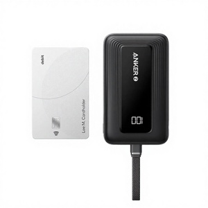 Chargeur portable 30W PD à charge rapide, grande capacité 20000 mAh, avec câble, affichage intelligent, charge sans fil, pour voyage et extérieur, OEM - Product Image 2