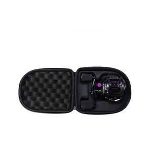Factory Customization Waterproof Dustproof Multifunctional Fishing Rod Storage Box Eva Baitcasting Fishing Reel Storage Box