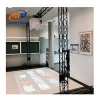 Système de projection dynamique au sol, projecteur de sol interactif, jeux vidéo interactifs de projection au sol pour enfants