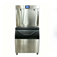 Machine à glaçons commerciale CE de 400 kg/24h, alimentation 220V, garantie 2 ans, vente en gros, directement de l'usine