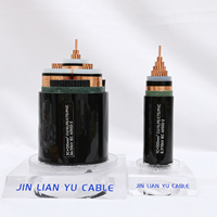 Câble d'alimentation électrique YJV à conducteur en cuivre, résistant au feu, blindé, avec gaine LSZH durable en PVC, haute performance, de moyenne tension