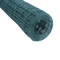 Treillis métallique soudé en plastique PVC noir de 1/2, 1/4 pouces pour la fabrication de piège à crabe