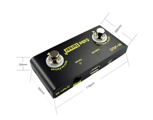 M-VAVE cubo Turner pagina esterna Wireless sintonizzatore pedale effetto <span class=keywords><strong>chitarra</strong></span> supporta Looper per smartphone - Product Image 3