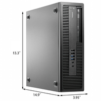 PC de bureau Barebone SFF EliteDesk 800 G2 SFF 6ème génération, propre, sans rayures, grade A, testé et fonctionnel