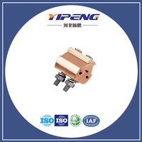 Conector Bimetálico de Aluminio y Cobre de Alta Resistencia YP PG con Ranura Paralela para Líneas Eléctricas Aéreas