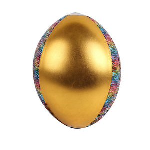 Ballon de football américain de 35 cm, personnalisable, gonflable, en PVC écologique, <span class=keywords><strong>jouet</strong></span> coloré, logo personnalisé, certifié EN71, article sportif pour tous les âges - Product Image 2