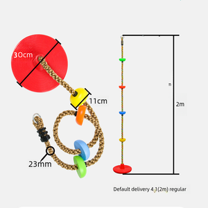 ชิงช้าเชือกปีนป่าย <span class=keywords><strong>HANTANG</strong></span> สำหรับต้นไม้ ที่นั่งชิงช้าแบบแผ่นพลาสติกแข็งแรงทนทาน สำหรับใช้ในบ้าน ทำสวน งานปาร์ตี้ งานเทศกาล ของเล่นแปลกใหม่ - Product Image 6