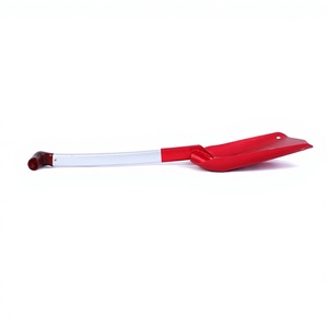 Precio de Fábrica Pala para Nieve de Aleación de Aluminio Roja, Plegable y Desmontable, Multifuncional, con Mango en T, Hoja de 22.5-27cm, Modelo CY-SL20 - Product Image 2