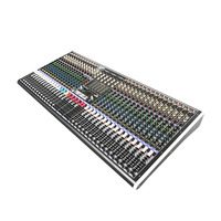 Console de mixage en métal HUAIN Studio Pro 32 canaux avec 18 effets numériques, alimentation fantôme DC 48V, type DJ