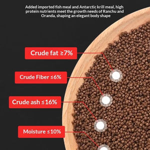 Nourriture pour poissons SUNSUN <span class=keywords><strong>Ranchu</strong></span> & Ryukin, 48% de protéines, riche en nutriments, oligo-éléments - Product Image 2