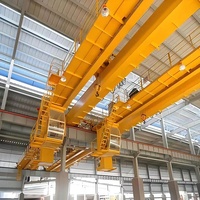 Pont roulant à commande PLC de type QD, capacité 10T, portée 19,5M, hauteur de levage 16M pour la métallurgie