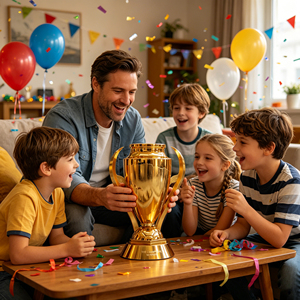 Trofeo di Calcio in Metallo Placcato Oro Personalizzato con Logo Inciso, Campione di Lusso, Consegna Rapida in 15 Giorni, Premio per Vincitori OEM - Product Image 4