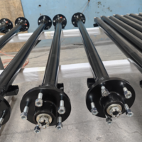 Essieux de remorque à suspension à ressorts à lames légers 4400lb 6000lb 7800lb 300000lb avec accessoires et pièces de ressorts à lames pour remorque