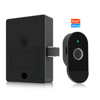 Serrure de tiroir numérique RFID sans clé, design fin CNC, armoire électronique, rangement, casier intelligent Tuya