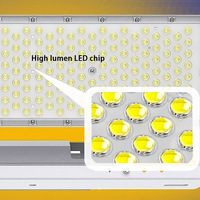 Projecteur LED d'extérieur Highlux 500W 600W 1000W 1200W 1500W 1800W IP66 étanche pour éclairage sportif de gymnase