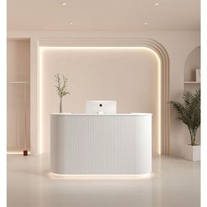 Table de réception compacte la plus vendue - Bureau de réception moderne pour salons et locaux commerciaux - Product Image 2